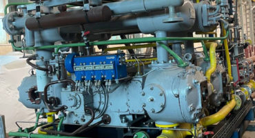 Поршневой дожимающий газовый компрессор на базе 4ВМ2,5 отгружен заказчику точно в срок!