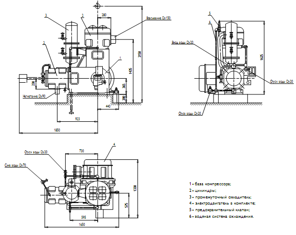 Porshnevoj kompressor SKS 302VP 10 8M
